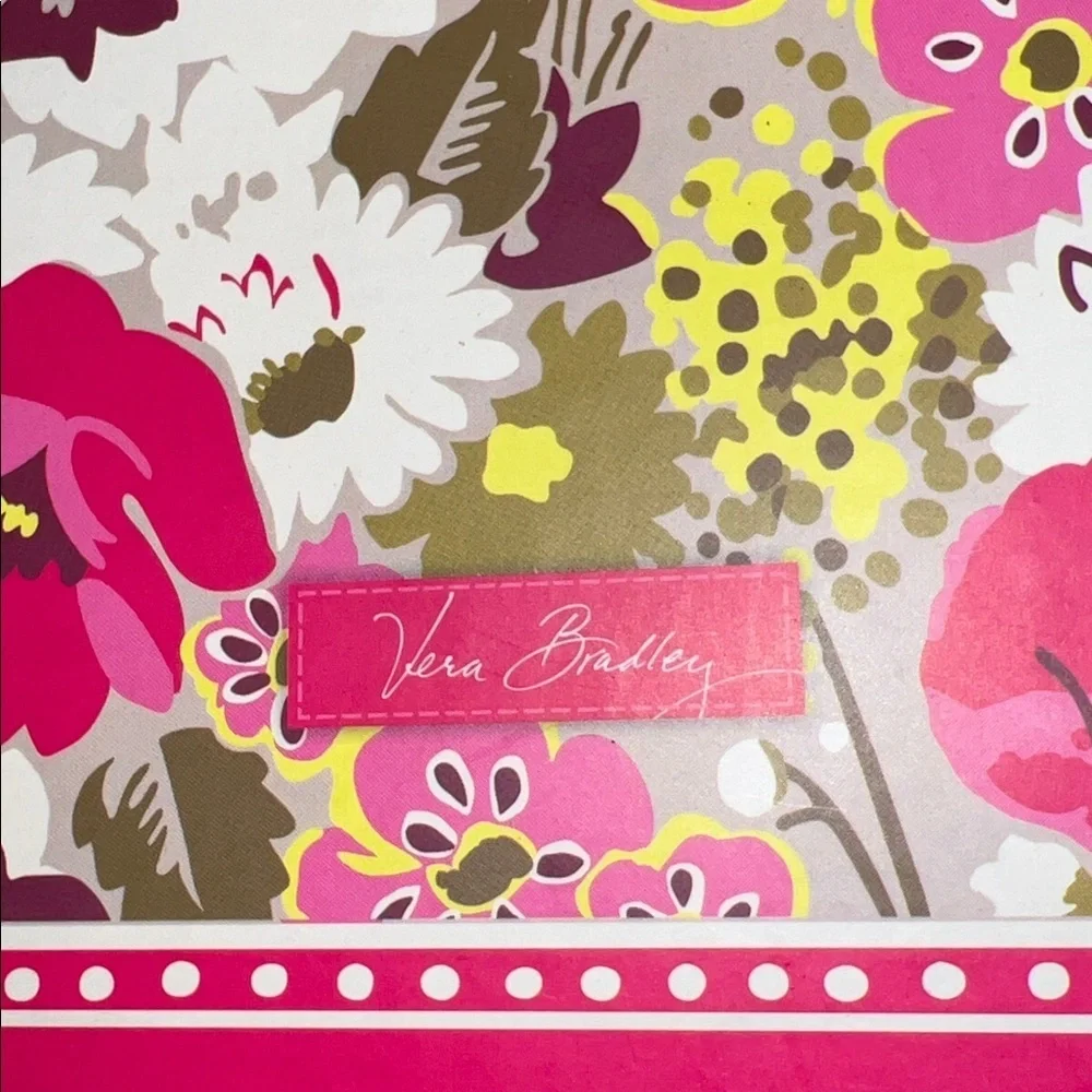 Vera Bradley Floral Notebook with Pink and Yellow Accents Cookbook Recipes